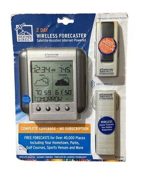 La Crosse Technology Weather Direct Model WD-2513U 2-Day Wireless Forecaster